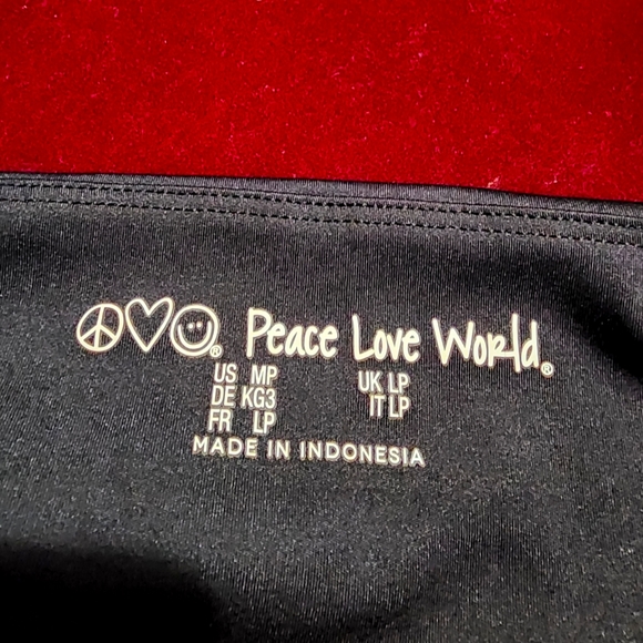 NWOT ... Peace Love World Regular Ruched Waist Leggings - Picture 4 of 6